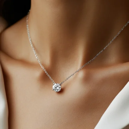 Moissanit Halsketten