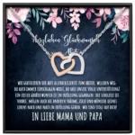 Geschenke zum Abitur Tochter Doppelherz Kette