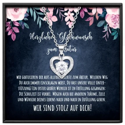 Geschenke zum Abitur Tochter Herz Moissanit BYLITZ