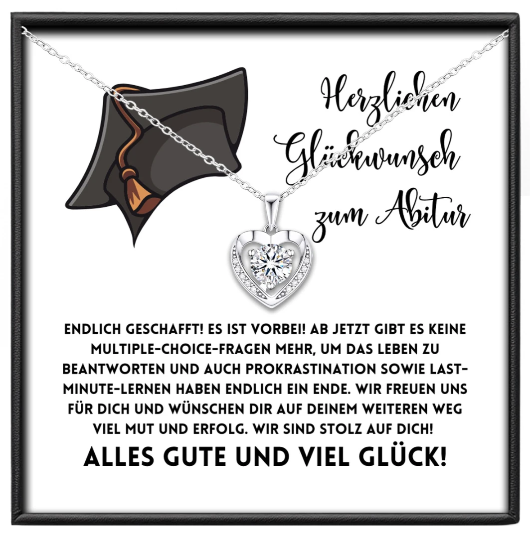 Geschenke zum Abitur Tochter Herz Moissanit BYLITZ Geschenke zum Abitur Tochter Herz Moissanit BYLITZ