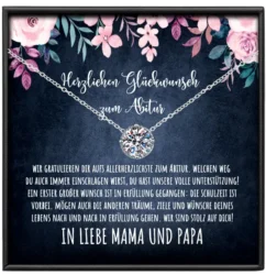 Geschenke zum Abitur Tochter Rund1CT Moissanit BYLITZ