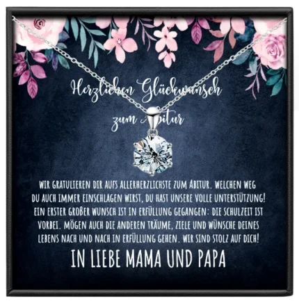 Geschenke zum Abitur Tochter Rund3CT Moissanit BYLITZ