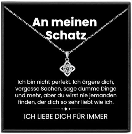 An mein Schatz Kette Knoten 925S BYLITZ