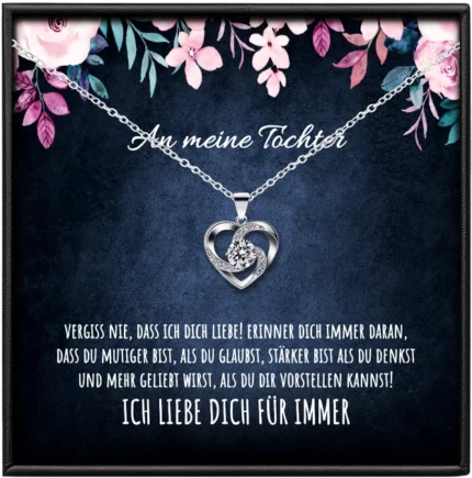 An meine Tochter Kette Herz BYLITZ