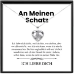 An mein Schatz Kette | 925S Silber Herz V2 Halskette BYLITZ