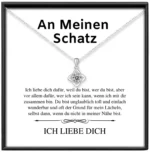 An mein Schatz Kette | 925S Silber Knoten Halskette BYLITZ