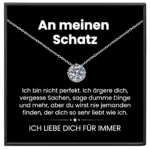 An mein Schatz Kette Moissanit1 BYLITZ