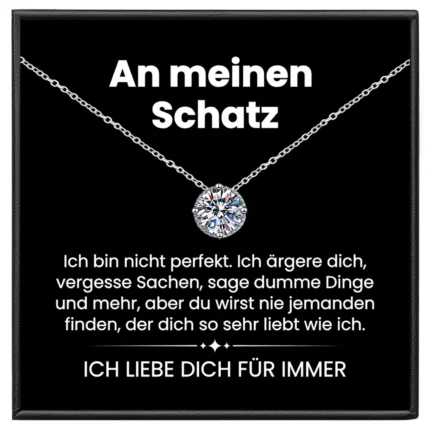 An mein Schatz Kette Moissanit1 BYLITZ