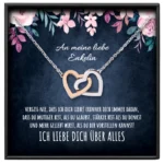 An meine Enkelin Kette Doppelherz