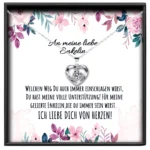 An meine Enkelin Kette Herz