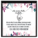 An meine Enkelin Herz Kette