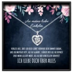 An meine Enkelin Kette Moissanit Herz BYLITZ