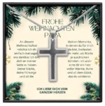 An meinen Papa Kreuz Kette