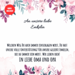 An unsere Enkelin Halskette