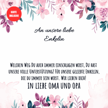 An unsere Enkelin Halskette