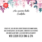 An meine Enkelin Kette Herz