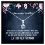 An meine Tochter Kette Moissanit BYLITZ