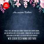 An unsere Tochter Kette Moissanit BYLITZ